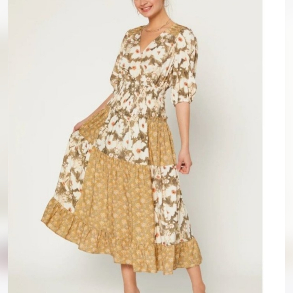 Current Air Floral Dress